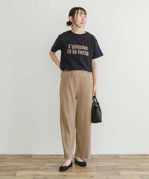 ITEMS URBANRESEARCH(アイテムズ アーバンリサーチ)の「プリーツシャーリングパンツ(その他パンツ・レディース・ホワイト系その他/ベージュ/グレー/ブラック・FREE)」の20枚目の写真