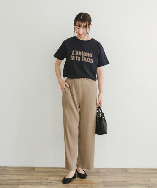 ITEMS URBANRESEARCH(アイテムズ アーバンリサーチ)の「プリーツシャーリングパンツ(その他パンツ・レディース・ホワイト系その他/ベージュ/グレー/ブラック・FREE)」の21枚目の写真