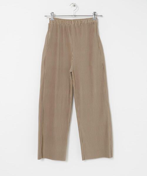 ITEMS URBANRESEARCH(アイテムズ アーバンリサーチ)の「プリーツシャーリングパンツ(その他パンツ・レディース・ホワイト系その他/ベージュ/グレー/ブラック・FREE)」の22枚目の写真
