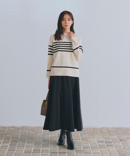 grove（グローブ）の「◆【雑誌掲載】レザーライクフレアスカート（スカート・レディース・ブラウン系その他/ブラック・01/02/03/04/05）」の6枚目の写真