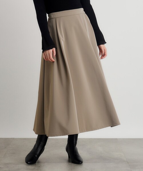 grove（グローブ）の「◆【雑誌掲載】レザーライクフレアスカート（スカート・レディース・ブラウン系その他/ブラック・01/02/03/04/05）」の8枚目の写真