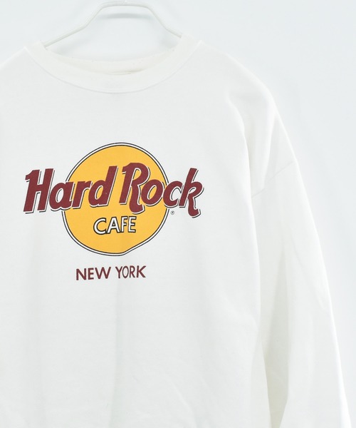 【ヴィンテージ古着】Hard Rock CAFE NEW YORK 企業ロゴ プリントスウェット（スウェット）｜VINTAGE（ヴィンテージ） 10,890円