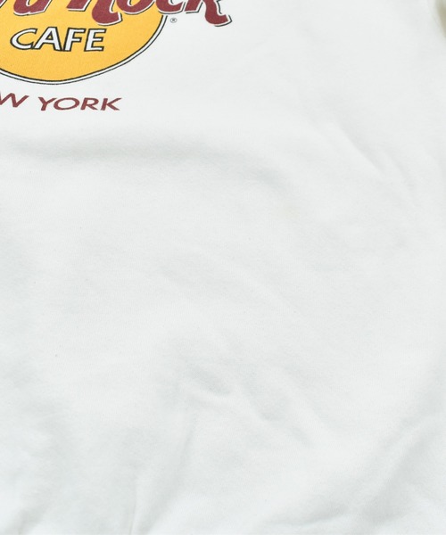 VINTAGE(ヴィンテージ)の「【ヴィンテージ古着】Hard Rock CAFE NEW YORK 企業ロゴ プリントスウェット(スウェット・メンズ・ホワイト・LARGE)」の4枚目の写真
