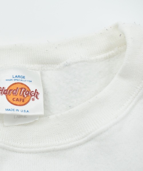 VINTAGE(ヴィンテージ)の「【ヴィンテージ古着】Hard Rock CAFE NEW YORK 企業ロゴ プリントスウェット(スウェット・メンズ・ホワイト・LARGE)」の8枚目の写真