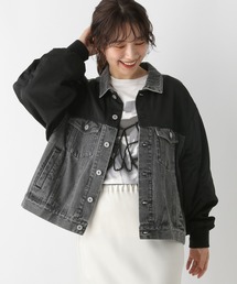 LEPSIM（レプシィム）の「ナイロン切り替えデニムジャケット　147370（デニムジャケット）」