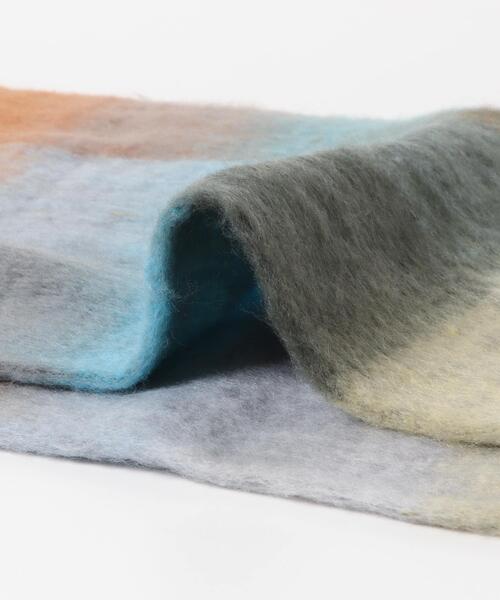 SENSE OF PLACE by URBAN RESEARCH（センスオブプレイスバイアーバンリサーチ）の「ボリュームチェックストール（マフラー・レディース・その他1/ピンク/ブルー/グレー・ONE）」の16枚目の写真