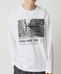 フォトプリント ロンT Tシャツ 長袖 PRIMAL POINT