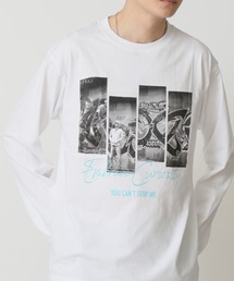 フォトプリント ロンT Tシャツ 長袖 PRIMAL POINT