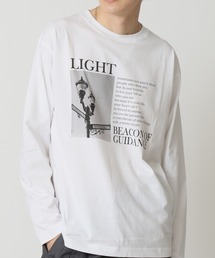 フォトプリント ロンT Tシャツ 長袖 PRIMAL POINT