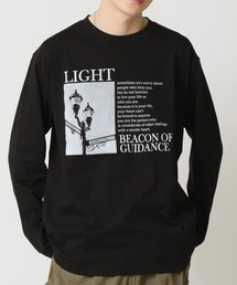 フォトプリント ロンT Tシャツ 長袖 PRIMAL POINT