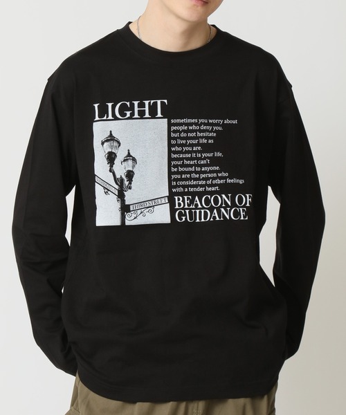 セール】フォトプリント ロンT Tシャツ 長袖 PRIMAL POINT（T