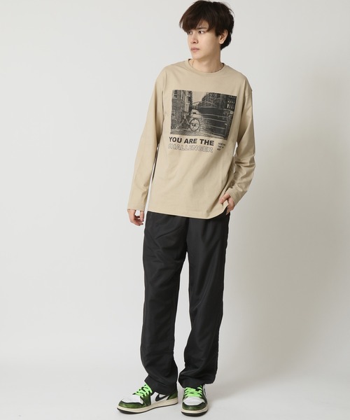 ARCADE(アーケード)の「フォトプリント ロンT Tシャツ 長袖 PRIMAL POINT(Tシャツ/カットソー・メンズ・ホワイト系1/グレー系1/ブラック系3/ブラック系1/ホワイト系4/ブラック系4/ブラック系2/ホワイト系3/ブルー系3/ベージュ系2/グレー系4/ホワイト系2・L/M/LL)」の19枚目の写真