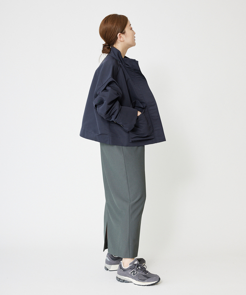 IENA（イエナ）の「グログランブルゾン（ブルゾン・レディース・ネイビー/ベージュ・FREE）」の19枚目の写真