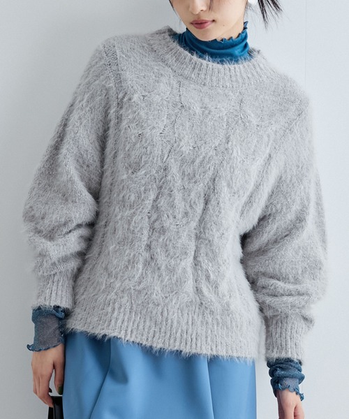 GALLARDAGALANTE｜フェザーモールニットプルオーバー | Rakuten