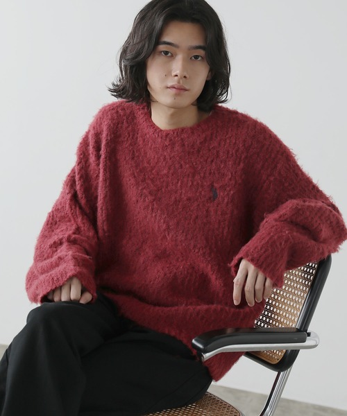 セール】U.S.POLO ASSN.別注 シャギービッグシルエットクルー