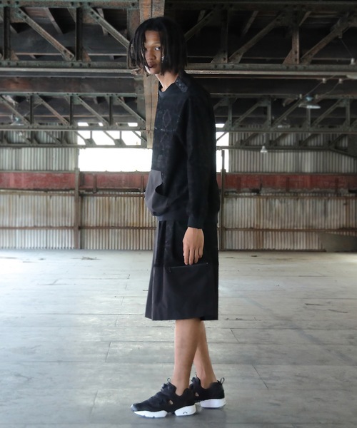 STOF（ストフ）の「Stone Yard Floc Wide Shorts（その他パンツ・メンズ・ブラック/ホワイト・S/M）」の7枚目の写真