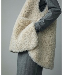 anuke（アンヌーク）の「anuke Eco Fur Vest 62420102（ベスト）」 - WEAR