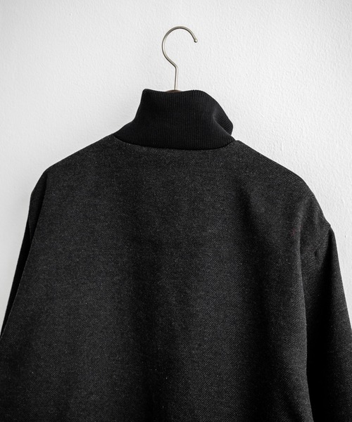 【セール】オーバーサイズツイードスタンドネックリブブルゾン（ブルゾン）｜Rocky Monroe（ロッキーモンロー）