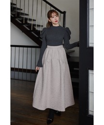 Her lip to（ハーリップトゥー）の「Twinkle Jacquard Volume Skirt
