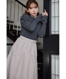 Her lip to（ハーリップトゥー）の「Twinkle Jacquard Volume Skirt