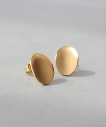ieLS（イエルズ）の「金属アレルギー対応「ieLS」ステンレス　オーバルプレートピアス（ピアス（両耳用））」