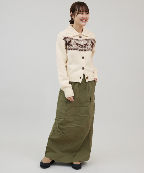 Kijun(キジュン)の「KIJUN/キジュン Nordic Knit Cardigan(カーディガン/ボレロ・レディース・アイボリー・SMALL)」の18枚目の写真