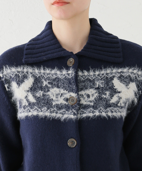 Kijun(キジュン)の「KIJUN/キジュン Nordic Knit Cardigan(カーディガン/ボレロ・レディース・アイボリー・SMALL)」の2枚目の写真