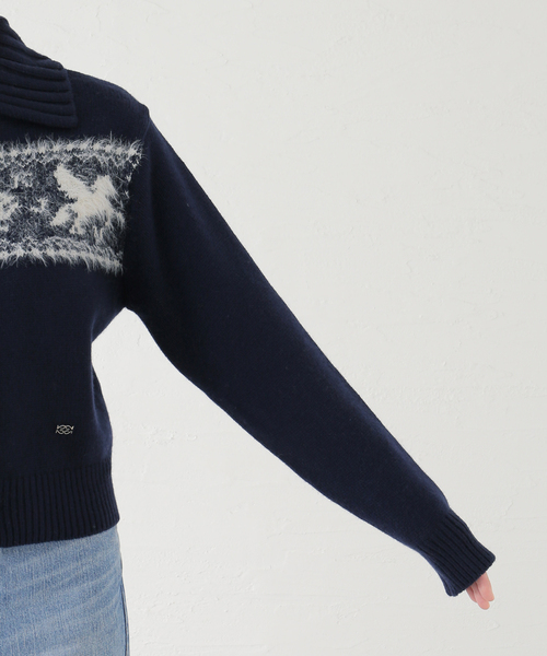 Kijun(キジュン)の「KIJUN/キジュン Nordic Knit Cardigan(カーディガン/ボレロ・レディース・アイボリー・SMALL)」の4枚目の写真