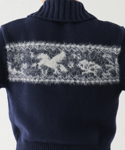 Kijun(キジュン)の「KIJUN/キジュン Nordic Knit Cardigan(カーディガン/ボレロ・レディース・アイボリー・SMALL)」の9枚目の写真
