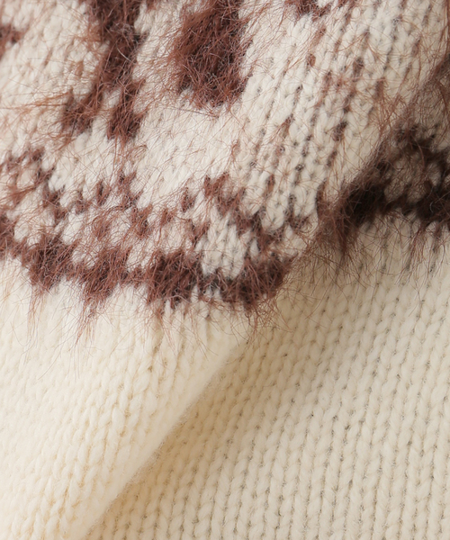 Kijun(キジュン)の「KIJUN/キジュン Nordic Knit Cardigan(カーディガン/ボレロ・レディース・アイボリー・SMALL)」の14枚目の写真