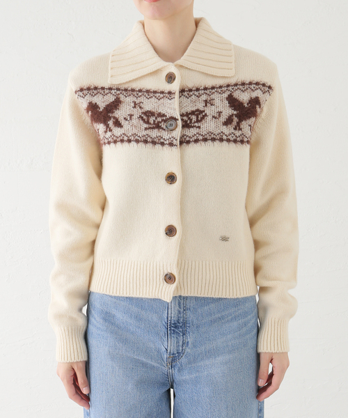 Kijun(キジュン)の「KIJUN/キジュン Nordic Knit Cardigan(カーディガン/ボレロ・レディース・アイボリー・SMALL)」の16枚目の写真
