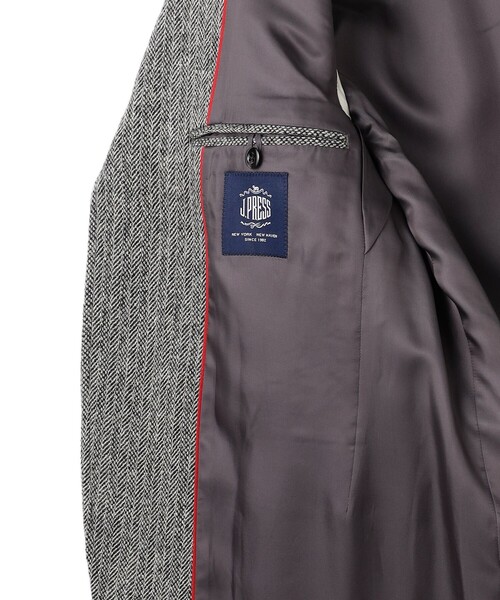 J.PRESS(ジェイプレス)の「【定番】LOVAT LAVEROCK TWEED ヘリンボンツイードジャケット(テーラードジャケット・メンズ・グレー系1/ネイビー系1/ブラウン系1・A4/A5/A6/A7/AB4/AB5/AB6/AB7/AB8)」の5枚目の写真