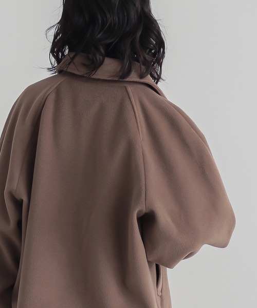 n'OrLABEL(ノアールレーベル)の「『ステンカラージップアップブルゾン』(ブルゾン・レディース・杢グレー/キャメル/ブラック・2/1)」の12枚目の写真