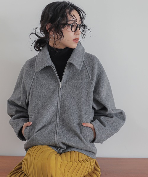 ステンカラージップアップブルゾン』（ブルゾン）｜n'OrLABEL