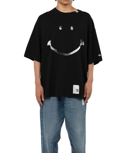 Maison MIHARA YASUHIRO（メゾンミハラヤスヒロ）の「Smily Face Printed T-shirt（Tシャツ/カットソー・メンズ・ホワイト/ブラック・46/48/44）」の10枚目の写真