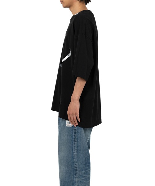 Maison MIHARA YASUHIRO（メゾンミハラヤスヒロ）の「Smily Face Printed T-shirt（Tシャツ/カットソー・メンズ・ホワイト/ブラック・46/48/44）」の11枚目の写真