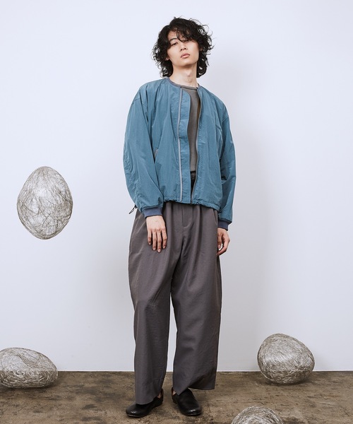 Dulcamara(ドゥルカマラ)の「リップストップバックポケットZipブルゾン(ブルゾン・メンズ・ブルー/ホワイト/ブラック・0/1)」の7枚目の写真