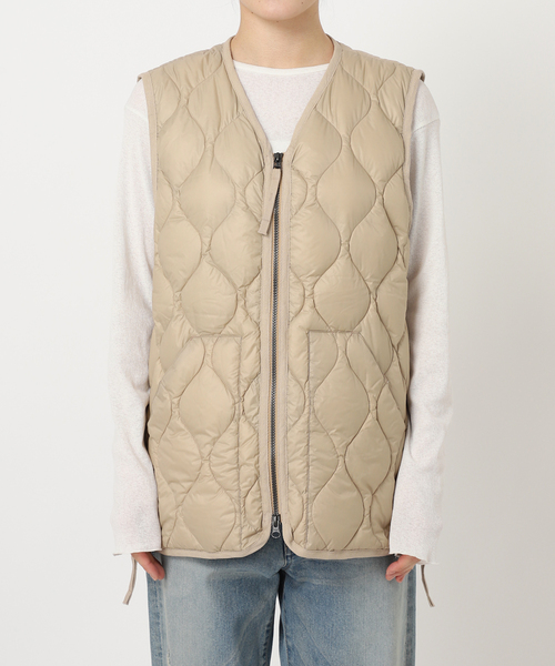 FRAMeWORK(フレームワーク)の「TAION/タイオン MILTARY V NECK WZIP DOWN ベスト(ダウンジャケット/コート・レディース・ホワイト/ベージュ・FREE)」の19枚目の写真