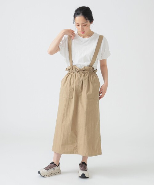 B:MING by BEAMS(ビーミングバイビームス)の「シャーリング ジャンパースカート(S~M)(スカート・レディース・ブラウン系その他/ブラック・SMALL/MEDIUM)」の11枚目の写真