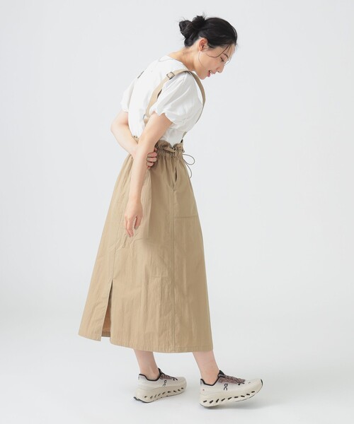 B:MING by BEAMS(ビーミングバイビームス)の「シャーリング ジャンパースカート(S~M)(スカート・レディース・ブラウン系その他/ブラック・SMALL/MEDIUM)」の12枚目の写真