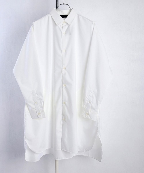 ACCESS PEACE ストライプ長袖シャツ ホワイト ACCESS PEACE ストライプ長袖シャツ ホワイト ACCESS PEACE