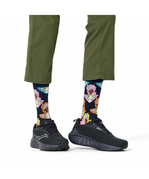 Happy Socks（ハッピーソックス）の「◆HAPPY SOCKS × Marvel◆Limited X-MEN SOCKS（ソックス/靴下・メンズ・ネイビー/ブラック/ブラック系その他・MEDIUM/SMALL）」の6枚目の写真