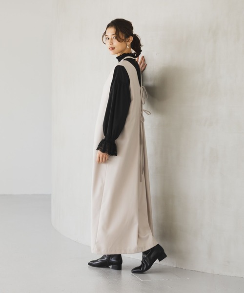 セール】2WAYリボンジャンパースカート[プチ・プラスサイズあり