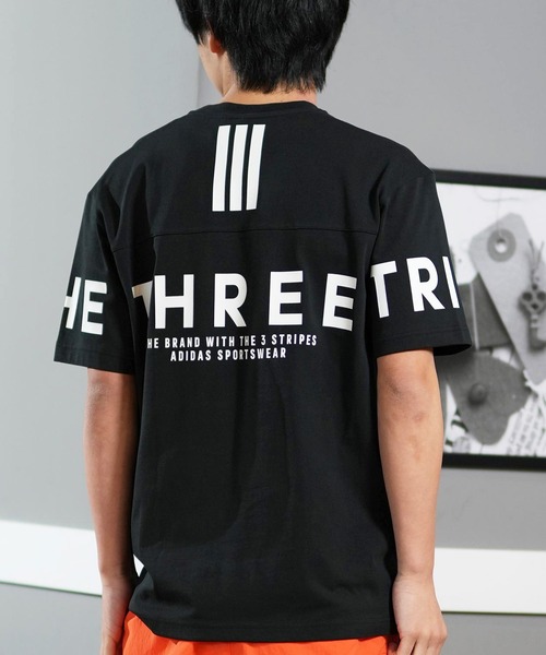 セール】adidas/アディダス 半袖Tee/半袖Tシャツ スリー