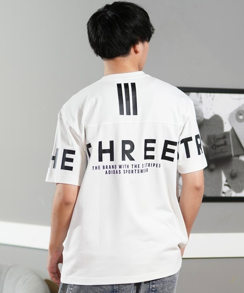 セール】adidas/アディダス 半袖Tee/半袖Tシャツ スリー