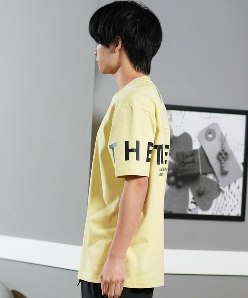 adidas(アディダス)の「adidas/アディダス 半袖Tee/半袖Tシャツ スリーストライプ バックプリント ユニセックス KQD25(Tシャツ/カットソー・メンズ・イエロー×ブラック/ブラック×ホワイト/ホワイト×ブラック・L/M/XL/3XL/2XL)」の20枚目の写真