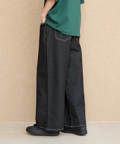 LAKOLE（ラコレ）の「サイドアジャスターデニムパンツ / 283530（デニムパンツ・メンズ・ブラック/ネイビー・SMALL/MEDIUM/LARGE）」の2枚目の写真