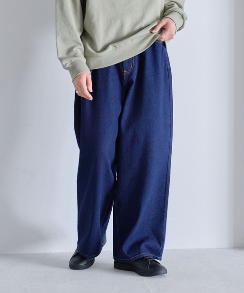 LAKOLE（ラコレ）の「サイドアジャスターデニムパンツ / 283530（デニムパンツ・メンズ・ブラック/ネイビー・SMALL/MEDIUM/LARGE）」の7枚目の写真