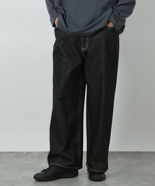 LAKOLE（ラコレ）の「サイドアジャスターデニムパンツ / 283530（デニムパンツ・メンズ・ブラック/ネイビー・SMALL/MEDIUM/LARGE）」の10枚目の写真