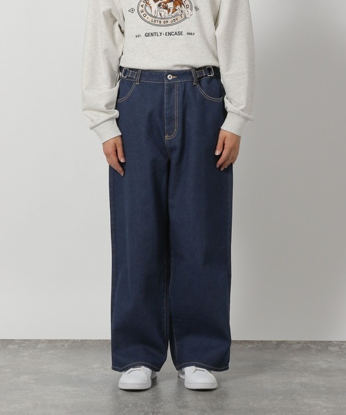 LAKOLE（ラコレ）の「サイドアジャスターデニムパンツ / 283530（デニムパンツ・メンズ・ブラック/ネイビー・SMALL/MEDIUM/LARGE）」の17枚目の写真